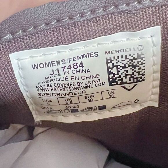 Merrell Andover Bluffs Waterproof Brown Leather Booties Ankle Boots Size 9 - Picture 7 of 11